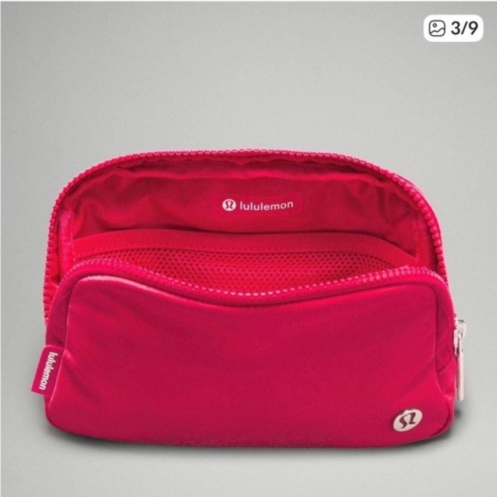 NW0T ❤️ Lululemon Cherry Mist Red Everywhere Belt Bag 1 L - Picture 4 of 9